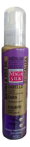 Serum Revitalizante Cabello Mega Silk Biotina Y Uva Oil