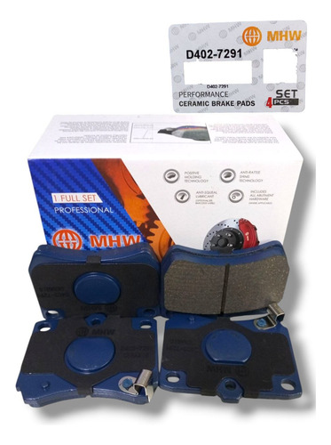 Pastillas De Freno Delantera Ford Festiva Turpial Mazda 323
