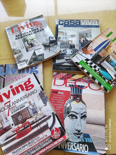 Revista Living Para Ti Deco Casa Viva Pack Por 6 Revistas
