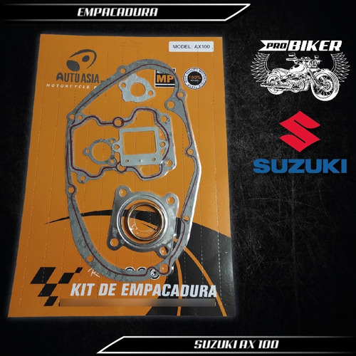 Kit De Empacaduras De Motor Moto Ax100 
