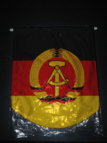 Banderin De Paño 36cm Bandera Alemania Oriental