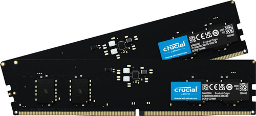 Imagen 2 de 2 de Kit Memorias Ram Crucial Ddr5 16gb (2x8gb) 4800mhz Intel Amd