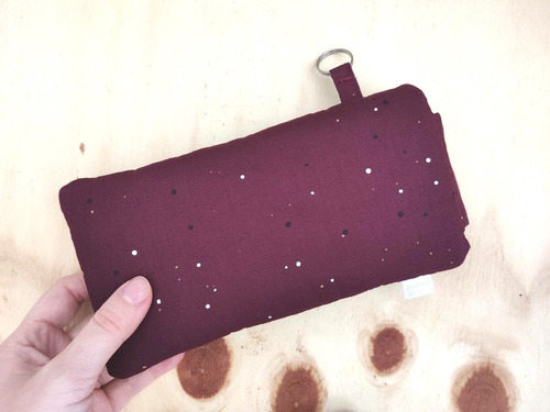 Imagem 3 de 4 de Case Capa Porta Celular Power Bank Com Bolso Cartão Ou Cabo