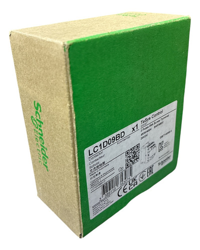 Contactor Lc1d09bd 24vdc 5hp 9amp