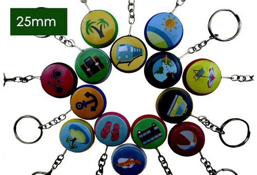 Button Chaveiro Uma Face (200 Unidades) 45mm