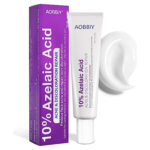 Aobbiy Azelaic Acid Cream, 10% Azelaic Acid Booster, Kl87q