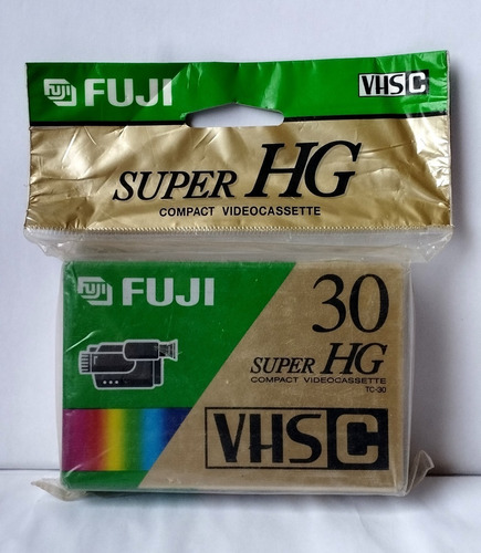 Cassette Vhs Fuji Super Hg Tc-30 - Sellado - Remate Total