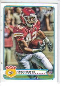 2012 Topps Magic #57 Cyrus Gray Rc Jefes De Kansas City