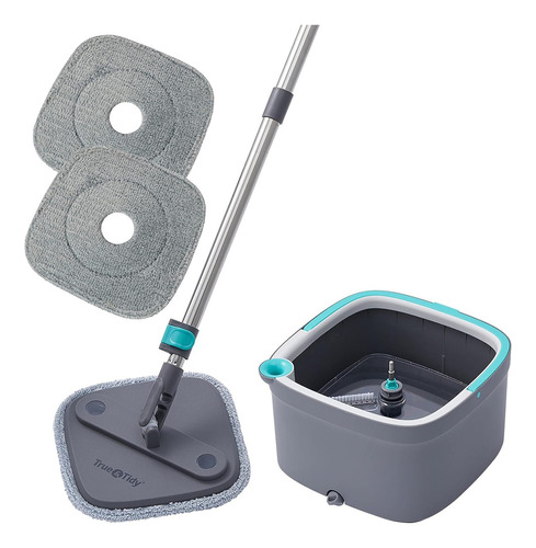 Sistema True & Tidy True Clean Mop And Bucket, Incluye Sq...