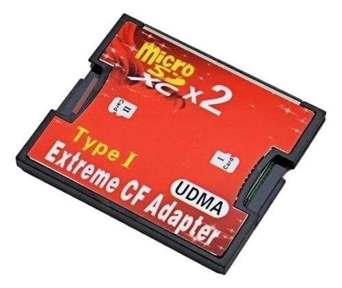 Lector Adaptador Dual 2 Micro Sd Hc A Compact Flash