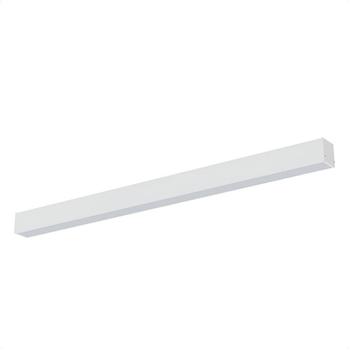 Lustre Pendente Taschibra Vetor Linear Led 35w 127/220V Branco Estrutura 4000k - Neutro Suave