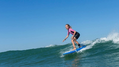 Imagen 5 de 5 de Traje De Surf Neopreno 1.5 Mm Niños Rosa Tribord 8 Años