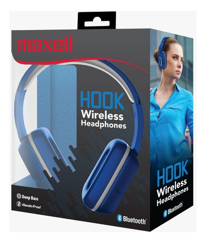 Audífonos Hp-bt300 Maxell Inalámbricos Bluetooth, Microfono