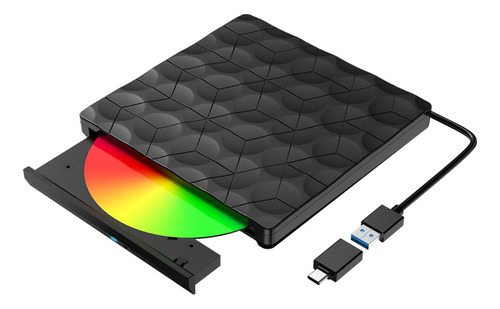 Delgado Externo Usb 3.0 Cd Dvd Rw Writer Player Portátil