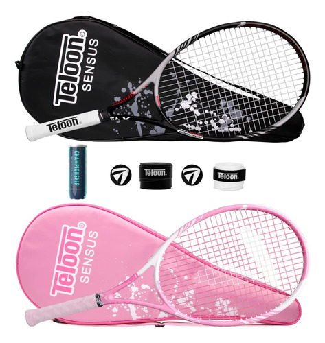 Raquetas De Tenis Teloon Para Adultos, 2 Piezas, Raqueta De 