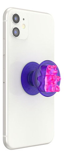 Phone Grip Popsockets Gummy Bear, Color Morado, Con Soporte