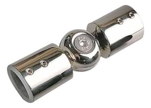 A 6 Conector De Esquina Para Barra De Cortina, 25mm Pulido
