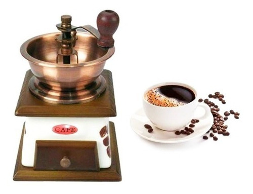 Moedor De Café Manual Triturador De Grãos - 16cm