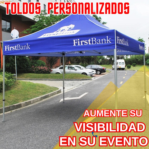 Toldo Estructural Plegable Personalizado Publicitario