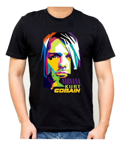 Remera Nirvana Kurt Cobain Camiseta Musica
