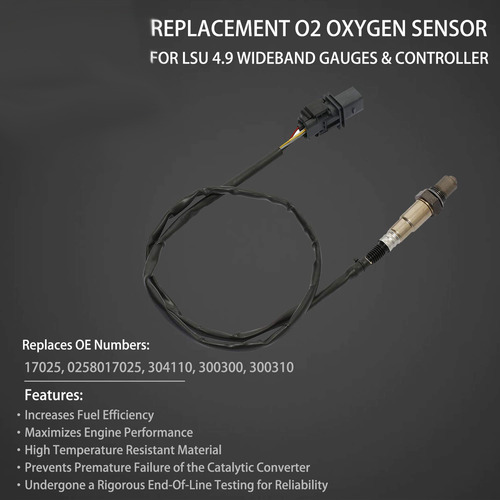Sensor De Oxígeno Para Wideband 4.9 Número De Parte