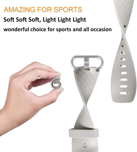 Imagen 6 de 8 de 3 Mallas De Reloj Fitbit Charge 4 / Charge 3 / Talle Small