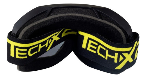 Goggles Gafas Techx2 Negro/amar Mica Transparente Armazón Negro
