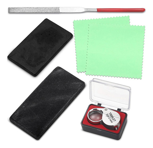 Incluye Un Kit De Soluciones Para Pruebas De Joyas De Oro Y