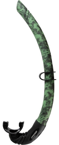 Respirador Snorkel De Mergulho Cressi Corsica Hunter Flex Cor Verde