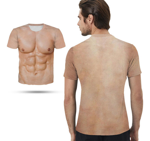 Fuerte Músculo Playera Navidad 3d Hombres Digital Impreso