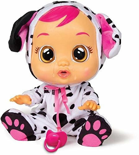 Cry Babies Dotty Doll, Negro, Blanco, Rosa 