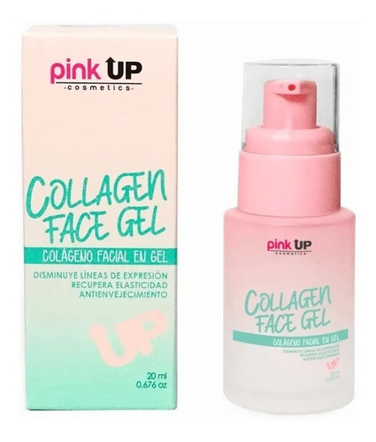 Pink Up, Colageno Facial, Reduce Y Evita Lineas De Expresión Momento de aplicación Día/Noche Tipo de piel Todo tipo de piel