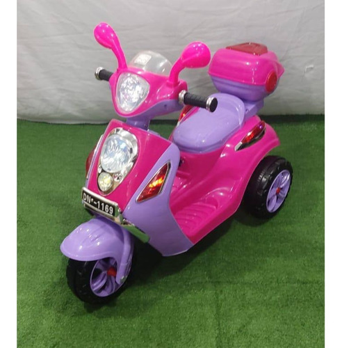 Moto Electrica Princesas Frozen De 2 Luces