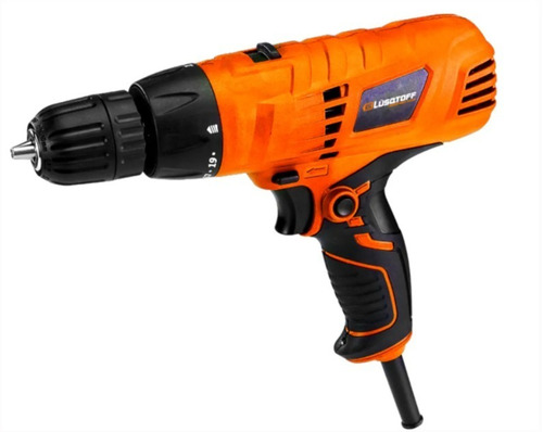 Taladro Atornillador Torque 10mm 300w Lusqtoff Tal300-8 Color Naranja Frecuencia 50