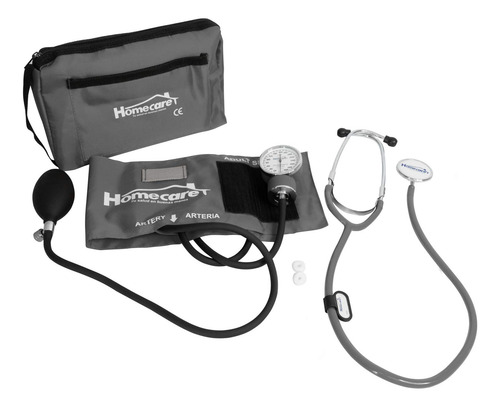 Homecare Kit Baumanómetro Con Estetoscopio Simplex Negro