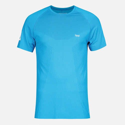 Polera Hombre 4 Run Seamless Trail T-shirt Azul Lippi