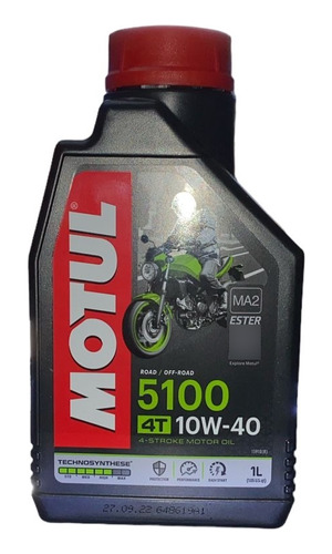 Aceite Motul 10w40 Semi Sintetico