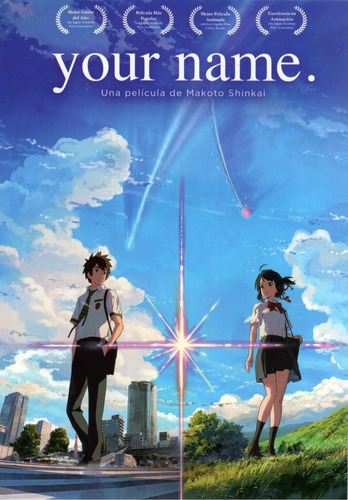 Your Name 2016 Makoto Shinkai Anime Pelicula Dvd