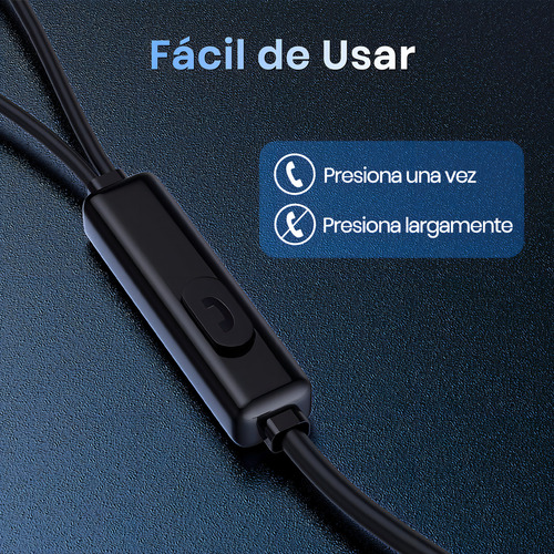 Audifonos In Ear Manos Libres 3.5mm Microfono In-ear 1hora