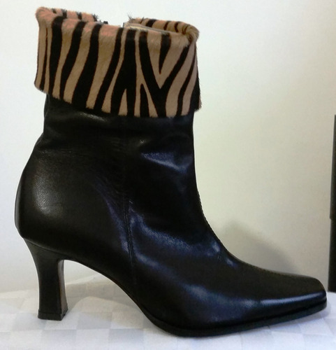 Botines De Cuero Dama N° 36 Marca Miguzzi