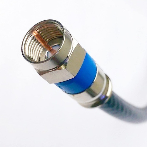 Imagen 2 de 4 de Cable Coaxial Tv Satelital
