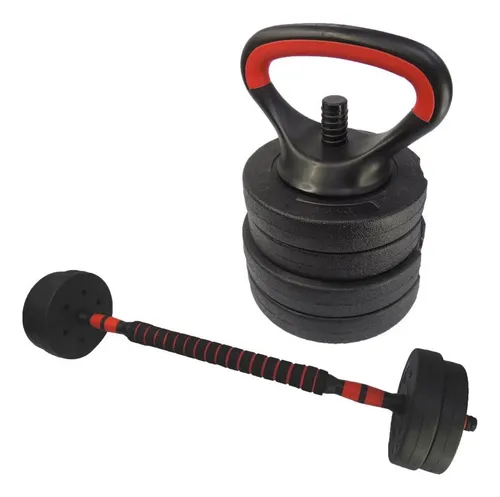 Pesas Mancuernas 40kg Regulable Transformable Pesas Rusas