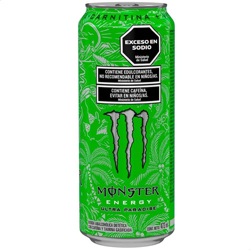 Bebida Energizante Monster Energy Ultra Paradise 473ml X6