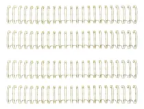 Comprar Cinch Paquete 4 Arillos Oro Engargolar Espirales Encuadernar