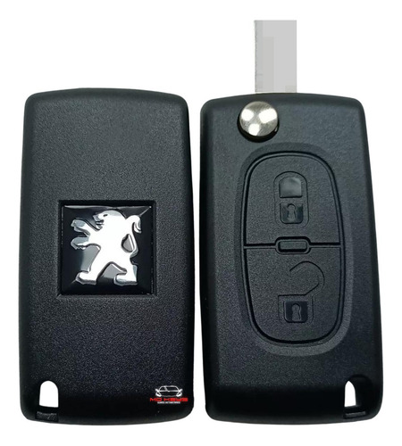 Carcasa Llave Control Peugeot 207 307 308 407 408 2 Botones