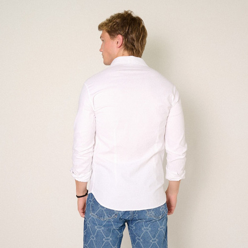 Camisa Basica Poplin Hombre Chicago Slim Basic Laundry Jeans