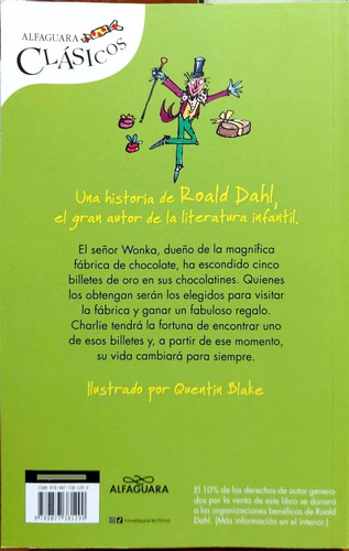 Charlie Y La Fábrica De Chocolate Dahl Alfaguara Nuevo*