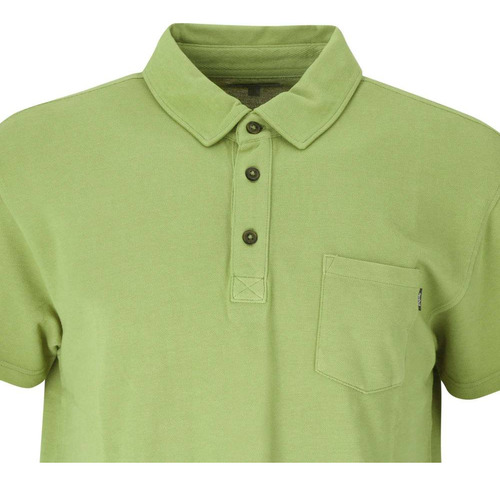 Polera Manga Corta Algodon Acadia Hombre Verde Doite