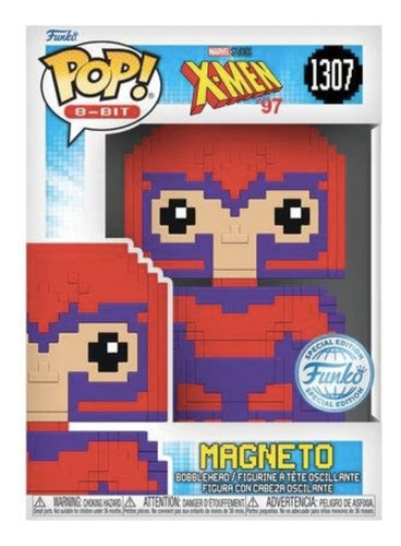 Funko Pop! 8 Bit: Marvel X Men 97 - Magneto #1307