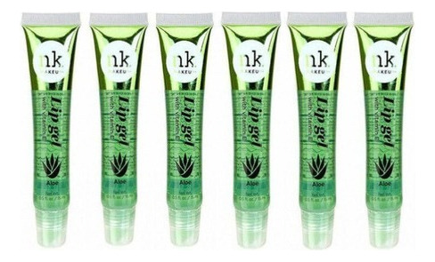 Paquete De 6 Gel De Labios Nicka K New York Nk Aloe Gloss